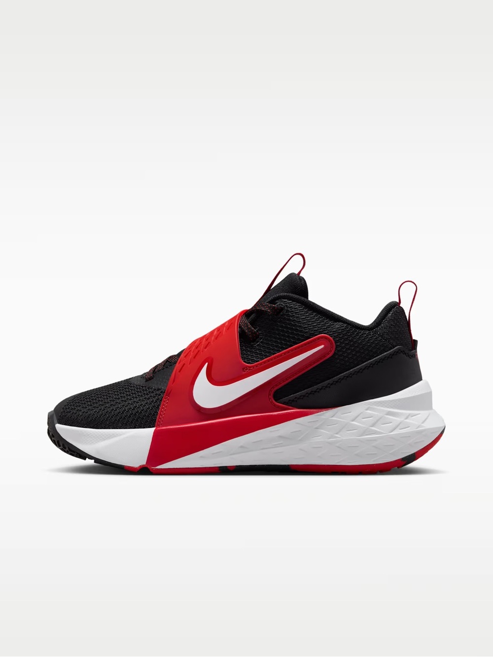 Nike Team Hustle D12, Black, Red & White- New in Box